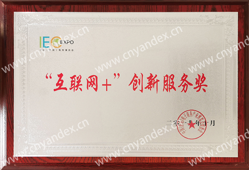 互聯(lián)網+創(chuàng)新服務獎
